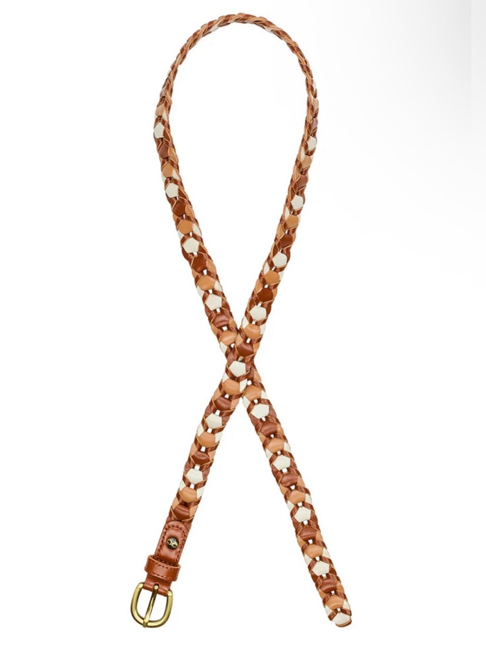 Patricia Nash Atina chain link leather belt